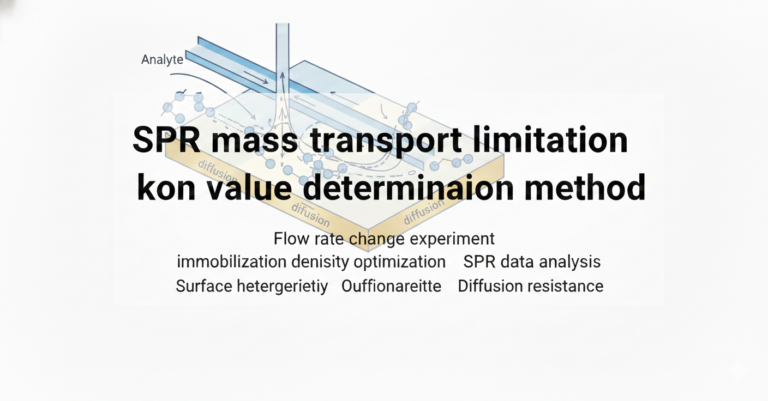 SPR mass transport limitation