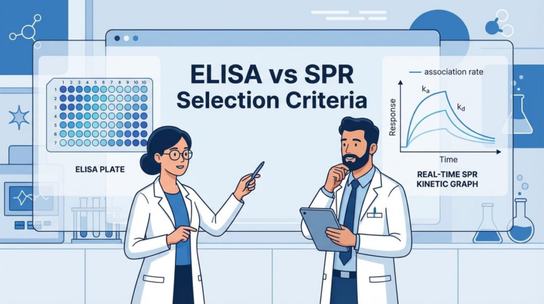 ELISA SPR selection criteria