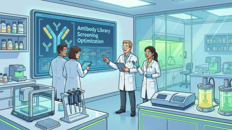 antibody library screening optimization