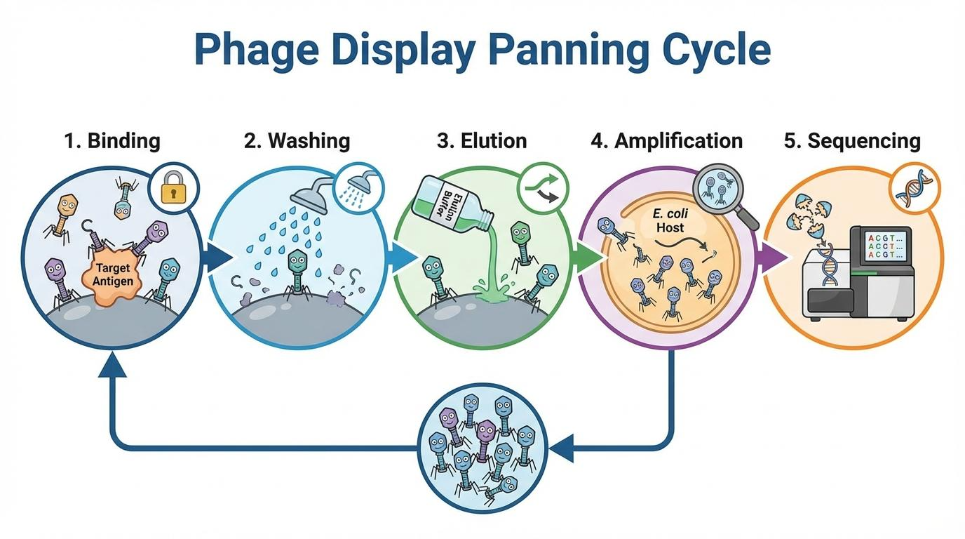Phage Display Panning Process