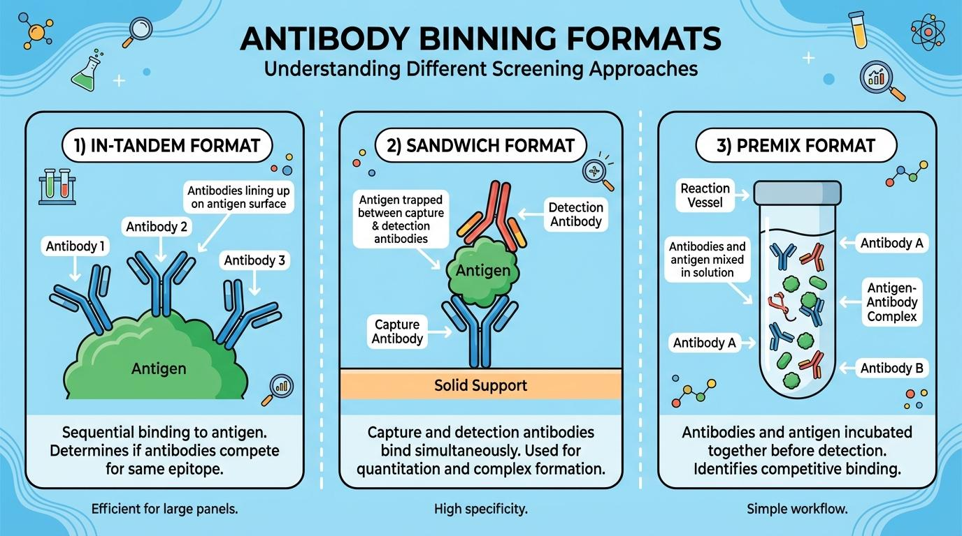 에피토프 비닝 분석 포맷 인포그래픽