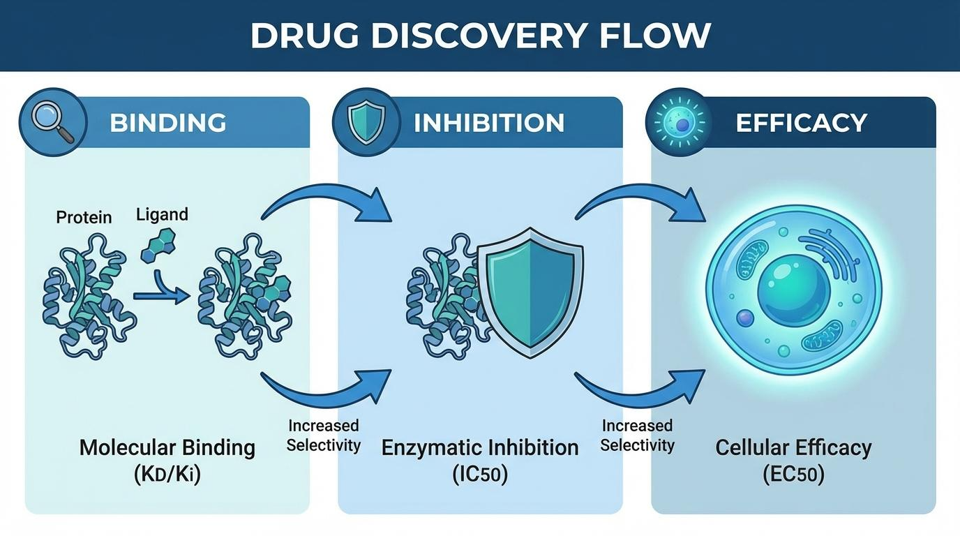 KD IC50 EC50 Flowchart
