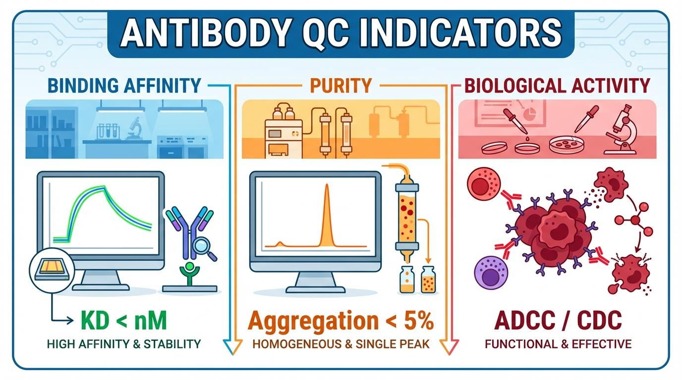 ANTIBODY QC INDICATORS Infographic