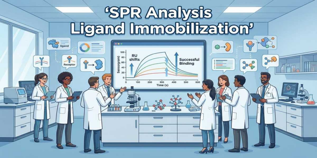 SPR analysis ligand immob