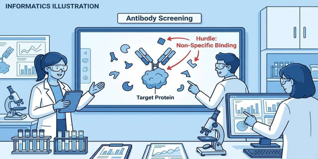 antibody screening non specific binding