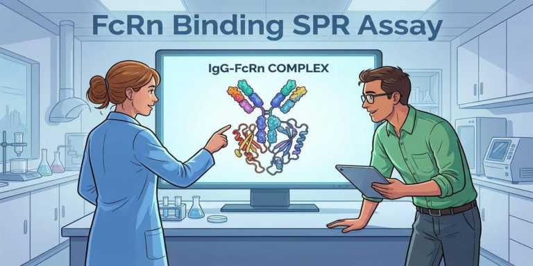 FcRn binding SPR assay