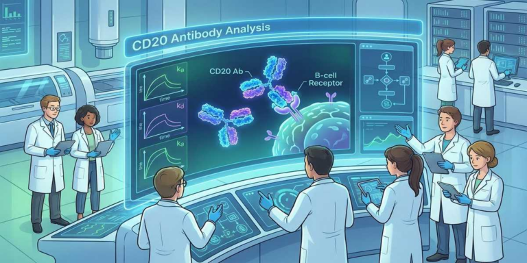 CD20 antibody analysis