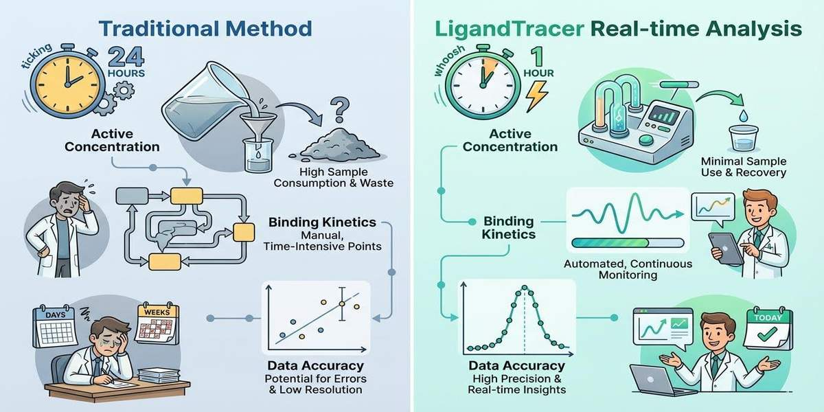 방사성 의약품 결합 동역학 분석 이미지