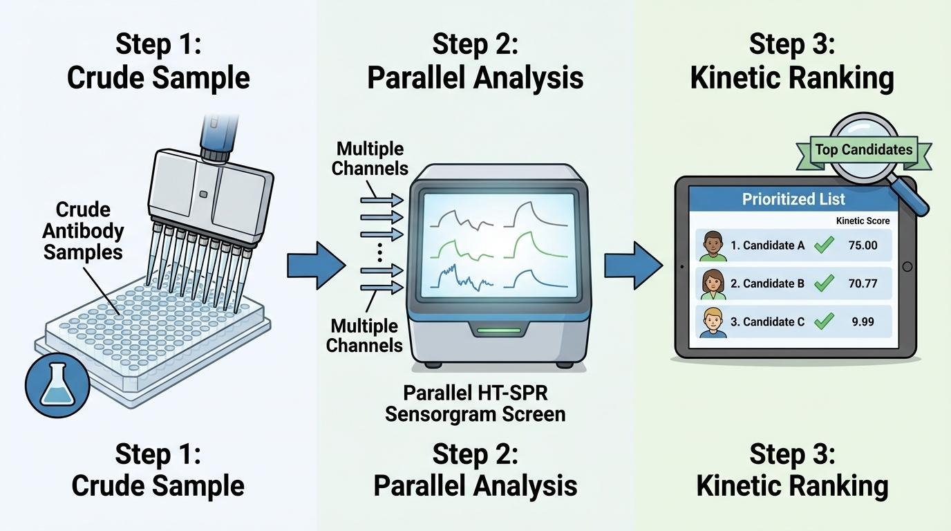 ELISA와 SPR의 공정 단계 비교