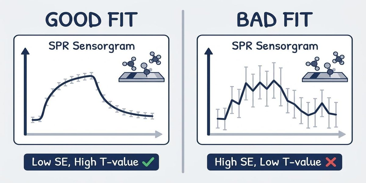 SPR 분석 데이터 SE 신뢰도 시각화