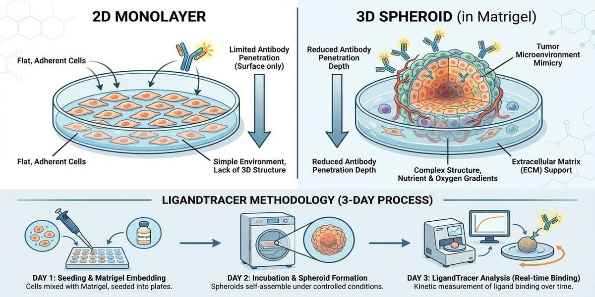 3D Spheroid 약물 침투 및 결합 분석 시각화