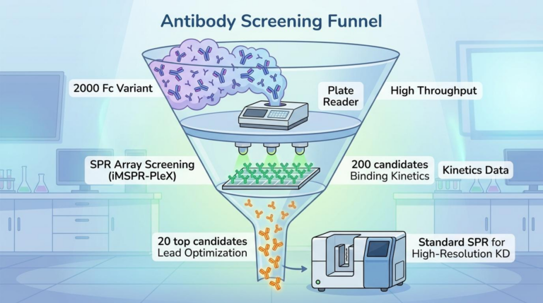 antibody screening funnel