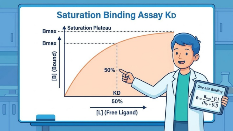 saturation binding assay kd
