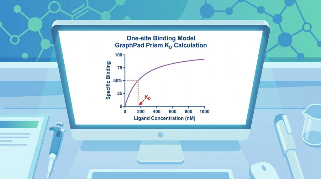 one-site binding model graphpad prism kd ca