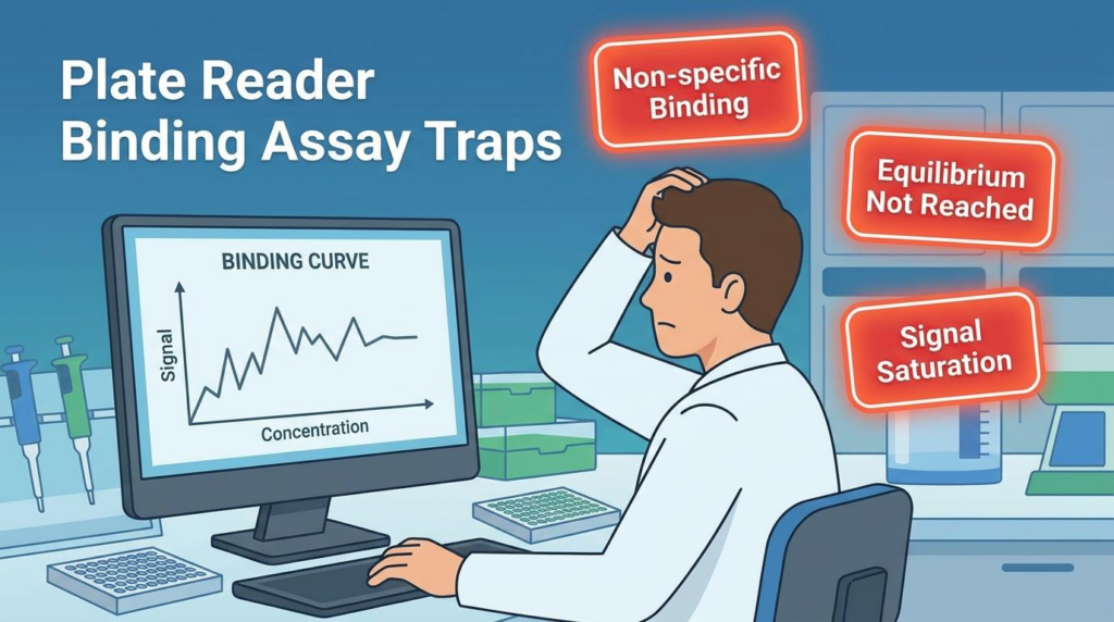 plate reader binding assay traps
