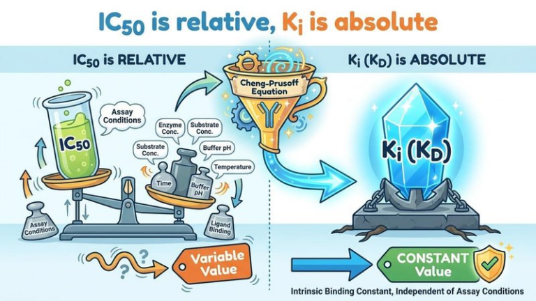 ic50 relative ki absolute