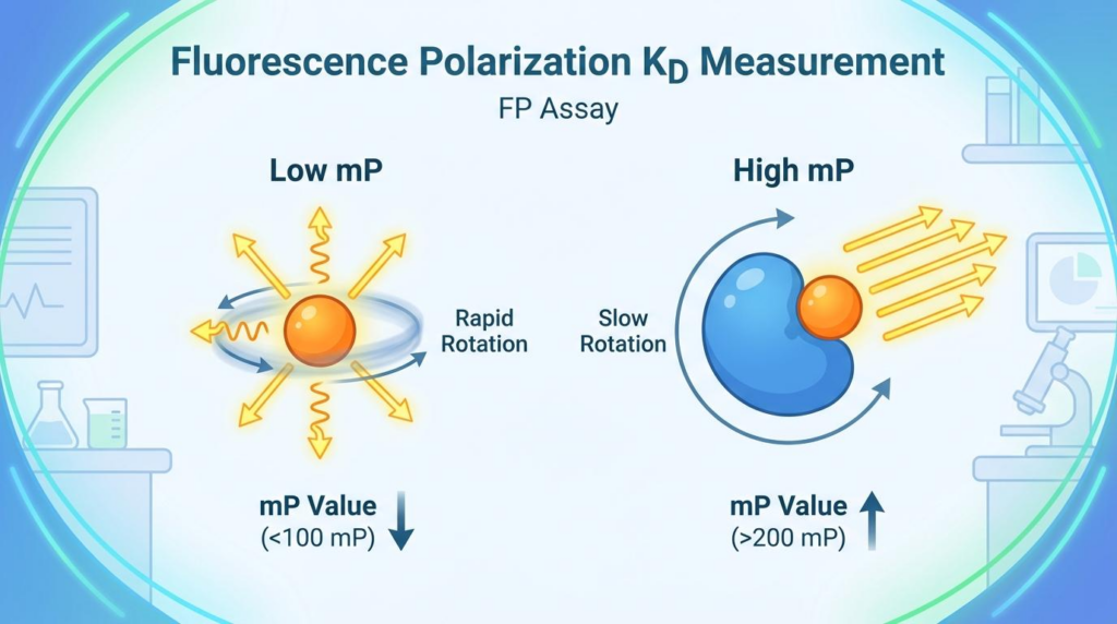 fluorescence polarization kd