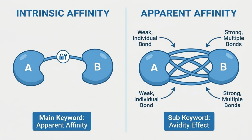 intrinsic apparent affinity