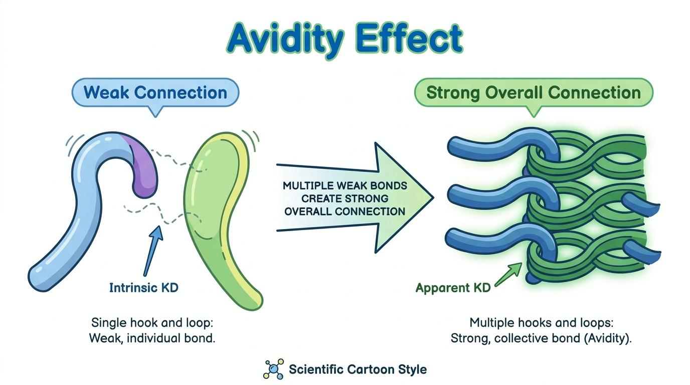 Avidity Effect Mechanism