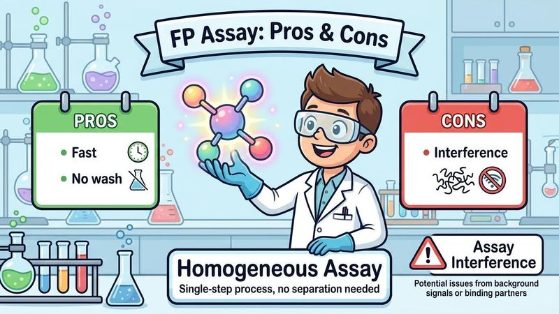 FP assay pros cons