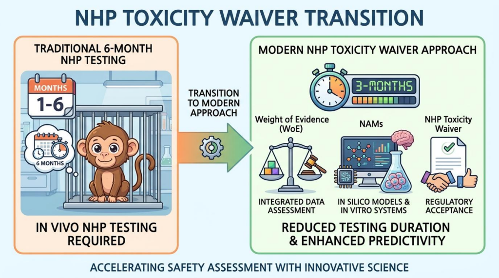 NHP toxicity waiver transition