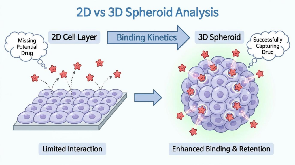 2d vs 3d spheroid analysis