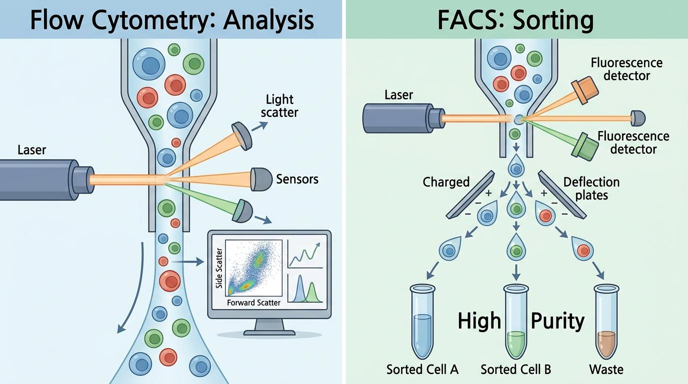 Flow Cytometry vs FACS