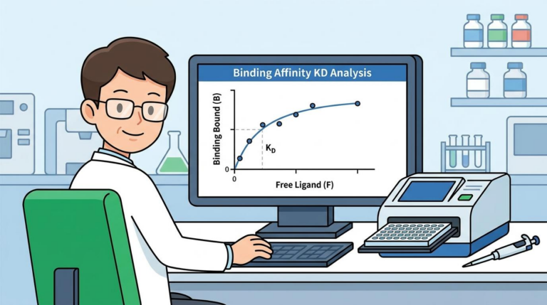 binding affinity KD analysis