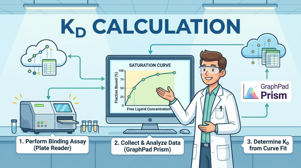 plate reader kd calculation
