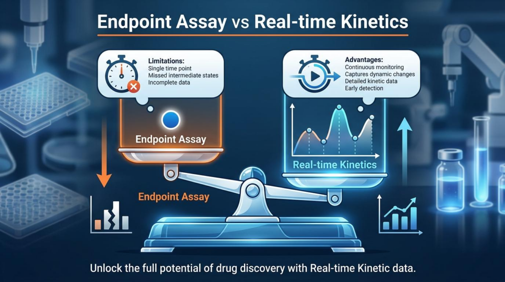 endpoint assay vs real-time kinetics