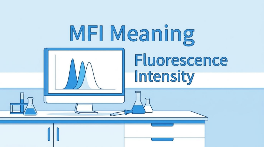 MFI meaning fluorescence intensity