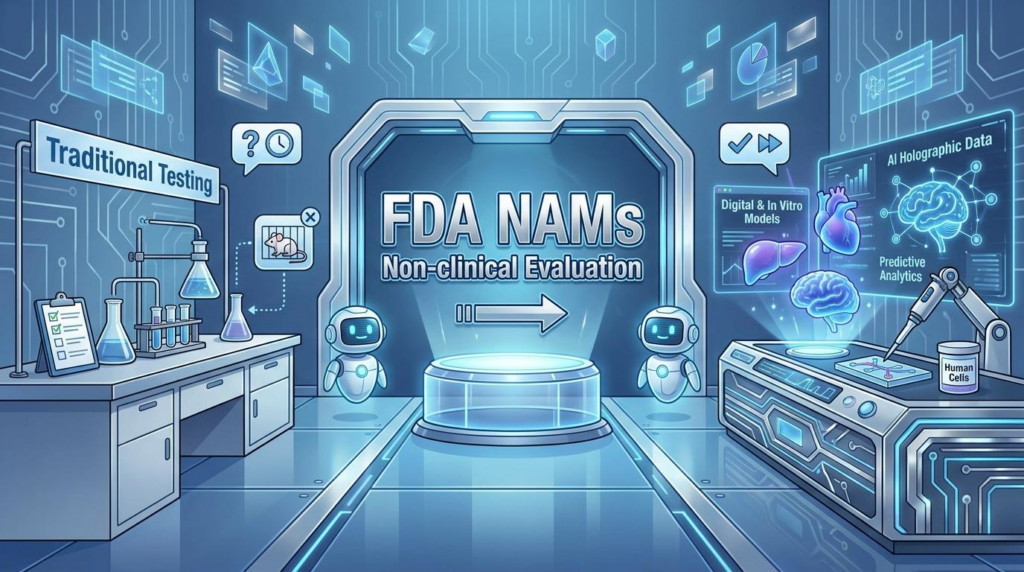 FDA nams traditional non-clinical evaluation