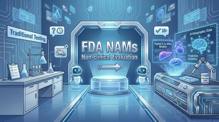 FDA nams traditional non-clinical evaluation