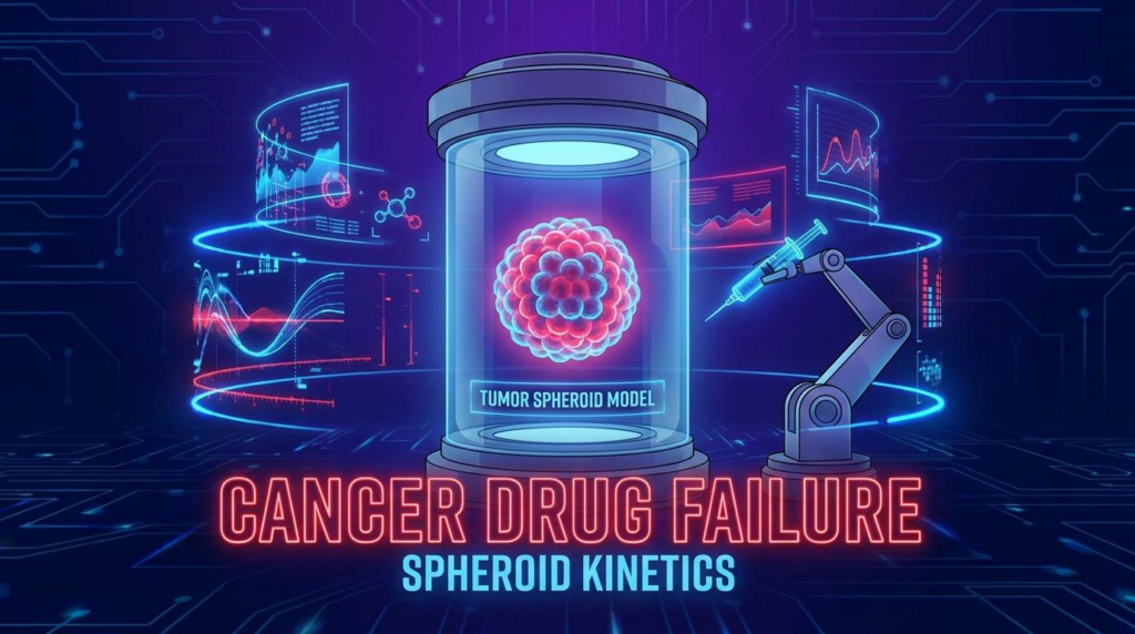 cancer drug failure spheroid kinetics