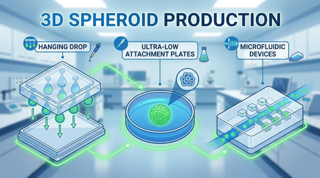 3d spheroid production