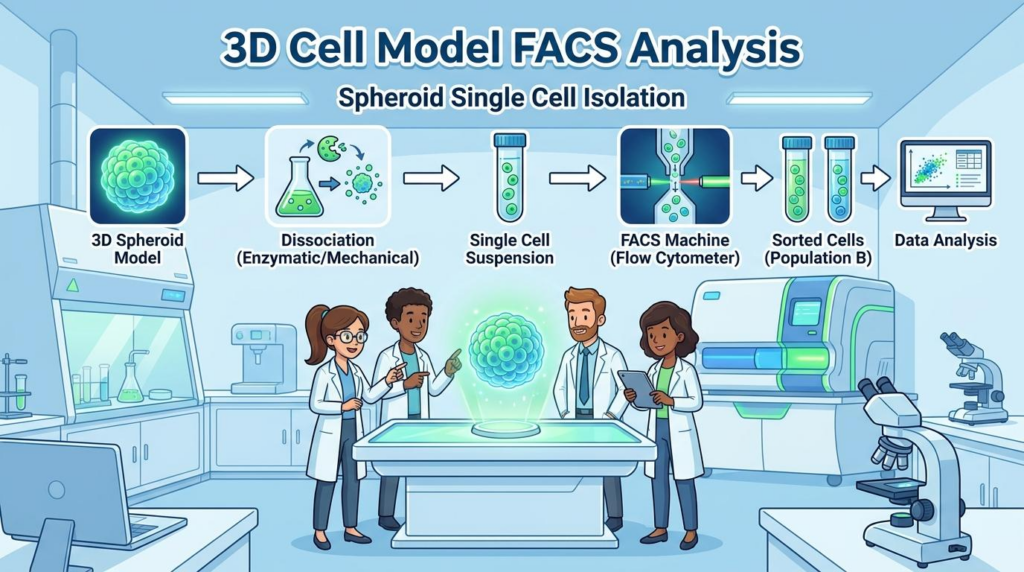 3d cell model facs analysis