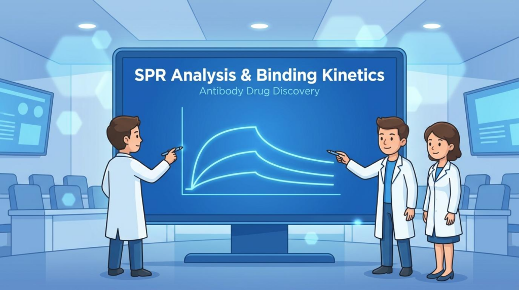 spr analysis and binding kinetics antibody