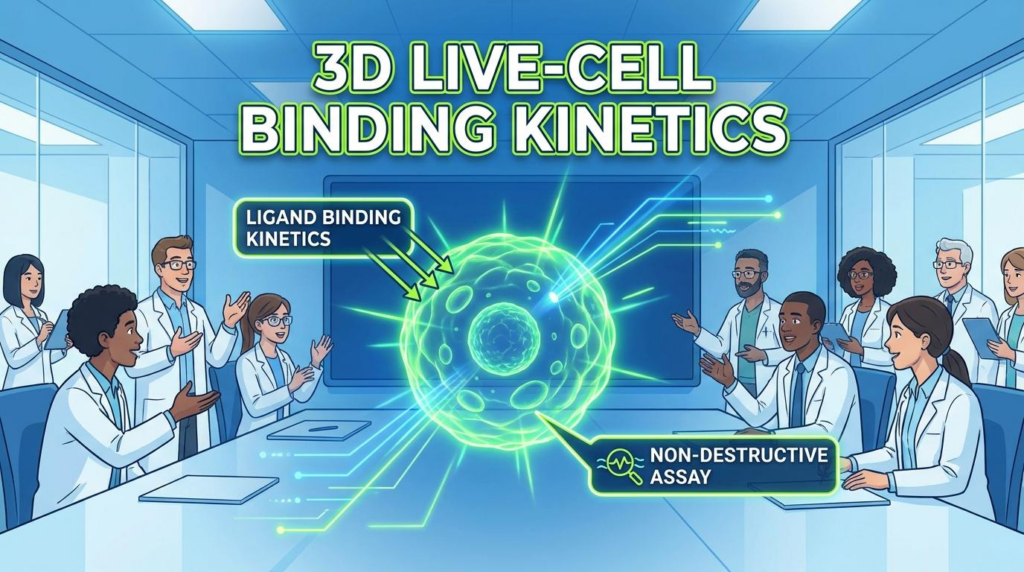 3d live-cell binding kinetics