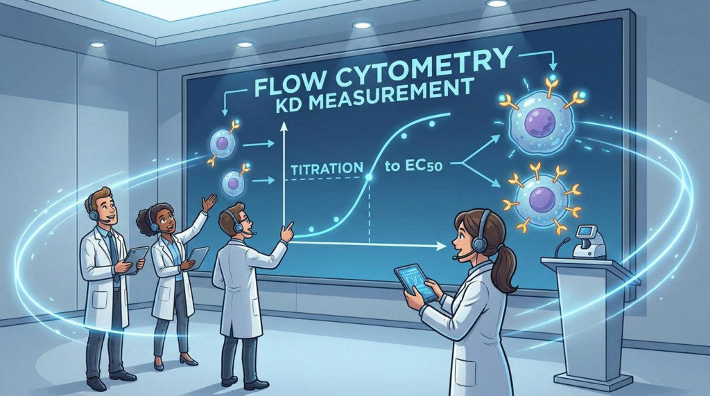 flow cytometry kd measurement