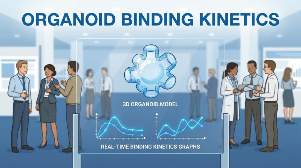 organoid binding kinetics
