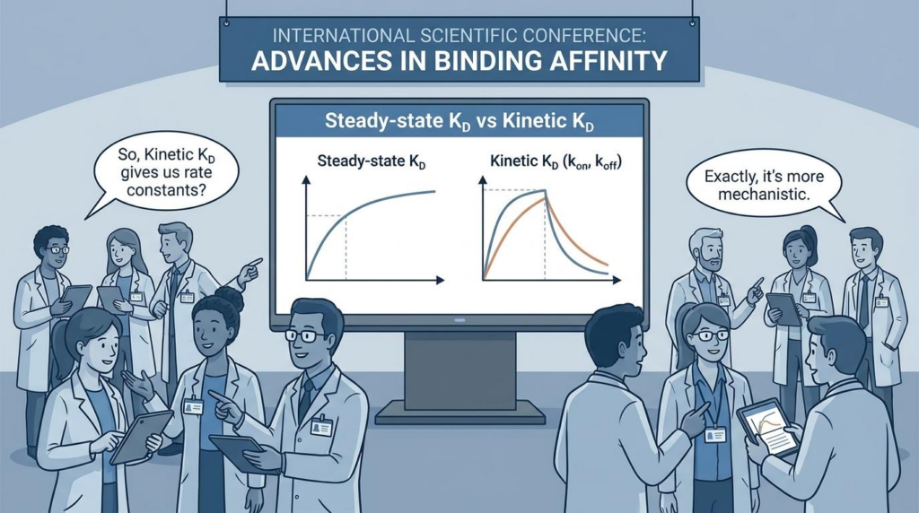 steady state kd vs kinetic kd