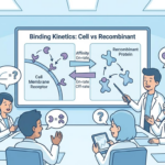 binding kinetics cell vs recombinant