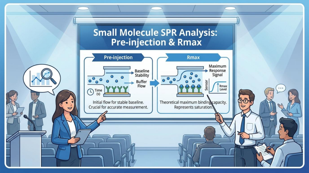 small molecule spr analysis preinjection rmax