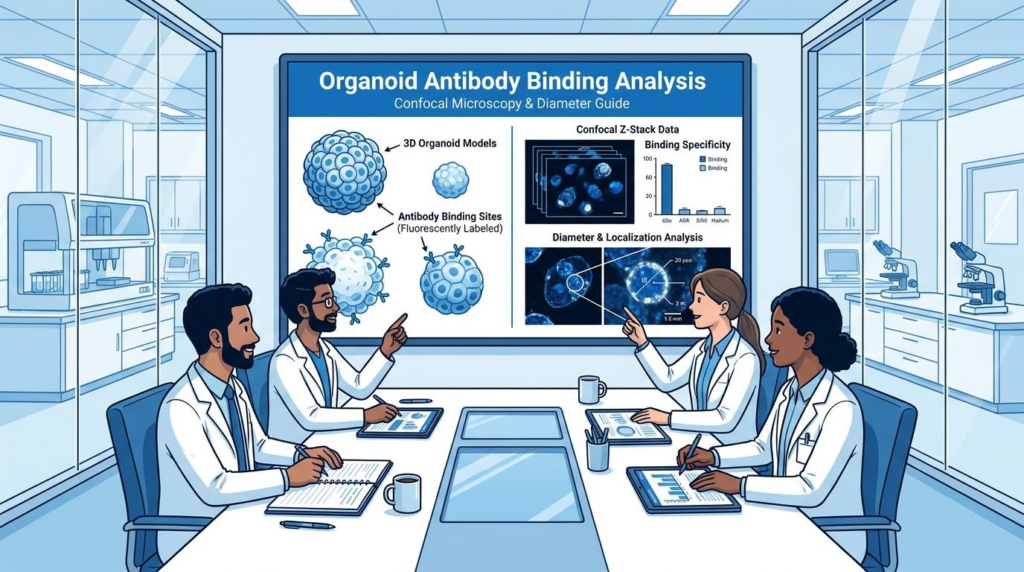 organoid antibody binding analysis confocal