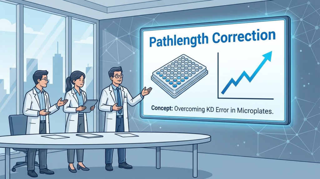 overcoming kd error in microplates pathlength correction