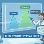 flow cytometry peak shift