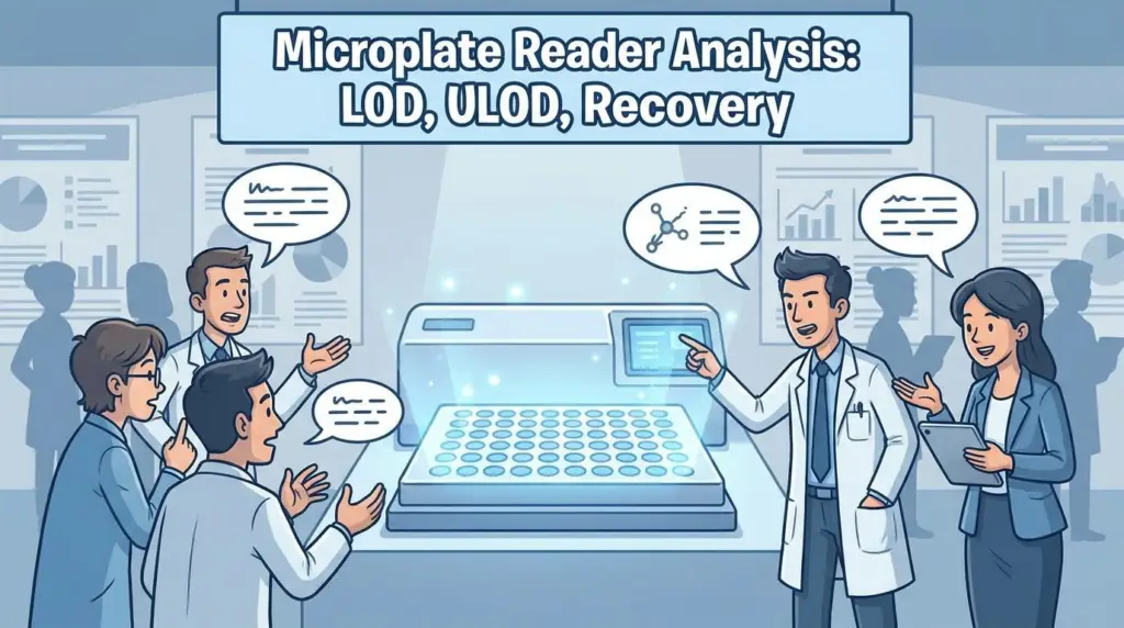 microplate reader analysis lod ulod recovery