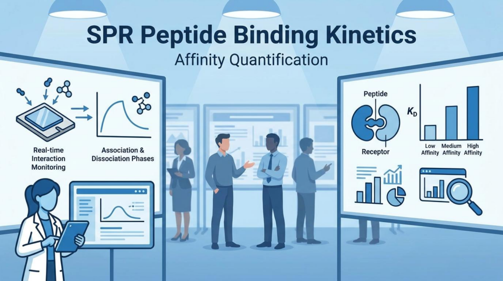 spr peptide binding kinetics