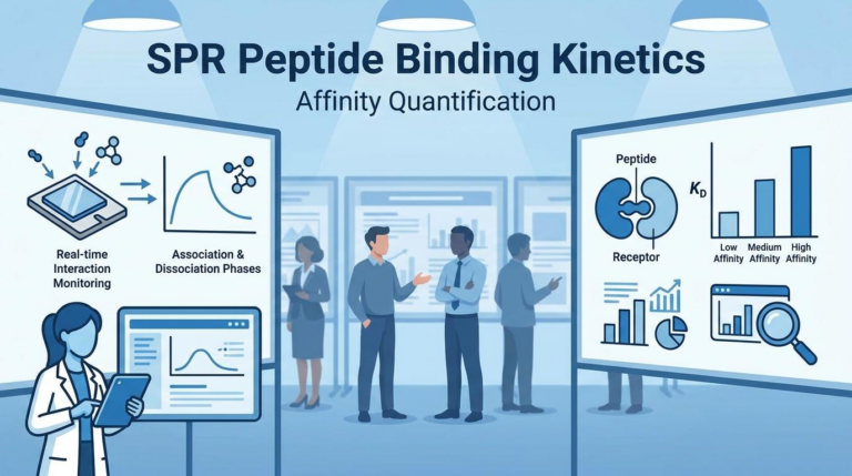 spr peptide binding kinetics