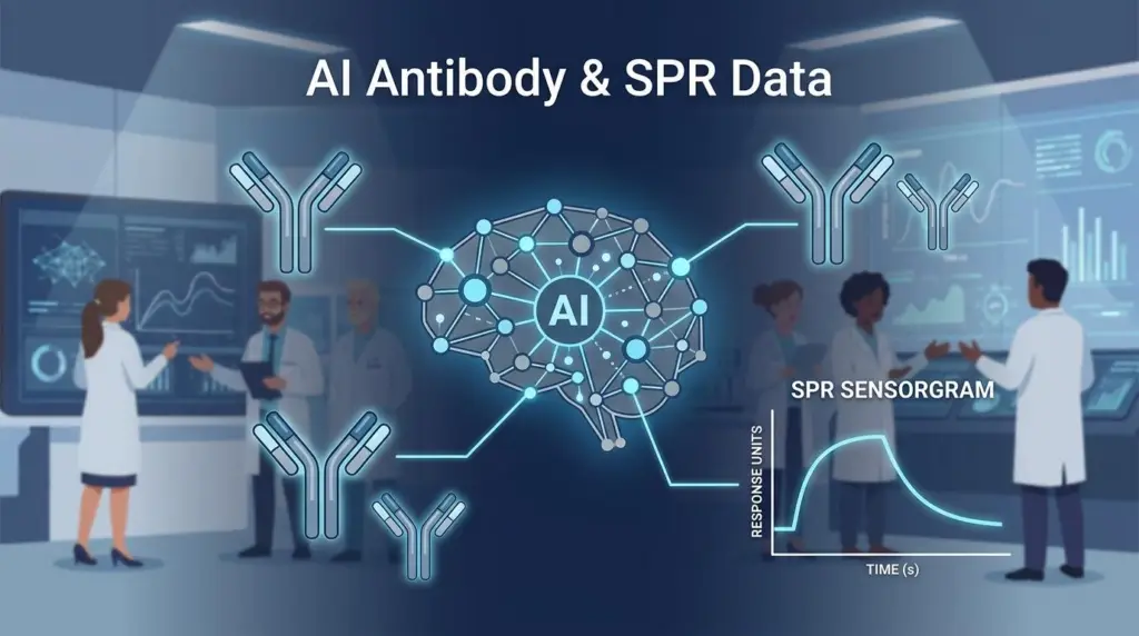 AI antibody SPR data